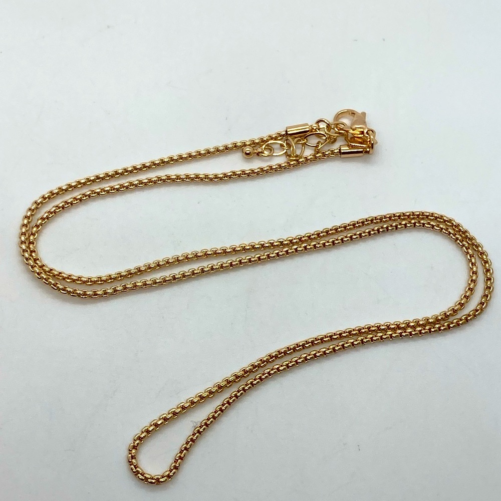 Origami Owl Gold Tone Metal Lanyard Landyard Chain Necklace | 24” L + 2” Ext
